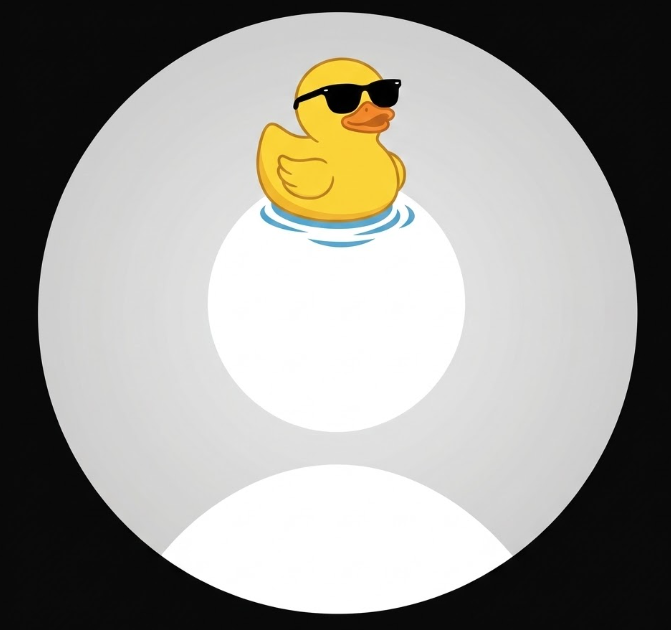 Duck with sunglasses profile picture