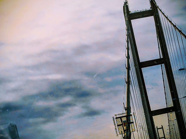 Scenic landscape road profile picture